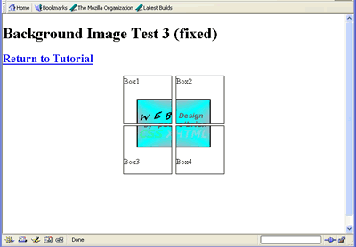 Mozilla example four corners