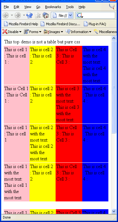 Squashed css example